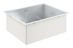 Chiuveta otel inoxidabil Grohe K700 31726SD0, 1 cuva, 550 x 450 mm, kit de scurgere inclus, Inox, Resigilat, Grad A
