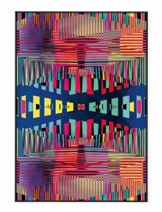 Covor Oyo Concept cu print digital baza tesuta Rezrail 80x140 cm, Resigilat, Grad A