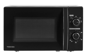 Cuptor cu microunde Toshiba MW-MM20PBK, 20 l, 800 W, Timer, Control mecanic, Iluminare LED, Negru, Resigilat, Grad A - Img 4