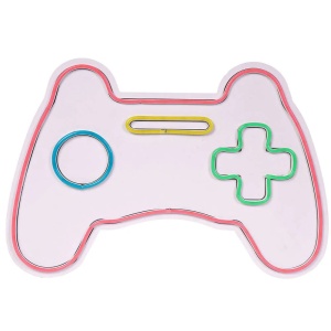 Decor de perete Re-Bloom, model controller Play Station, LED, PVC, multicolor, 40 x 3 x 29 cm - Img 3