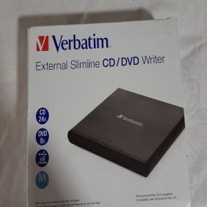 DVD-RW extern Verbatim Slimline USB2.0, , Mdisc support, Resigilat, Grad A - Img 2