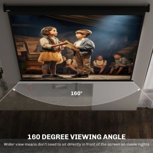 Ecran de proiectie 4K HD Re-Bloom, reglabil, 100 inch, tesatura/metal, alb/negru, 203 x 152 cm, Resigilat, Grad A - Img 6