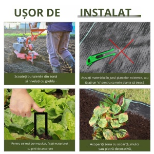 Folie pentru gradina Re-Bloom, polipropilena PP, 50x2 m, negru - Verificat A · Re-Bloom - Img 5
