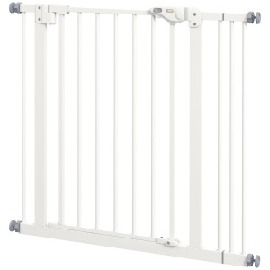 Grilaj de protectie pentru animale de companie Re-Bloom, metal/plastic, alb, 68 x 77 cm, Resigilat, Grad A - Img 5