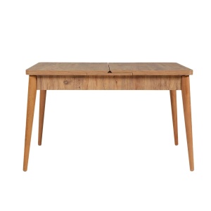 Hanah Home masa extensibila, PAL melaminat/picioare arin, 130x80x77 cm (deschisa 165x80x75 cm), capacitate 40kg, pin atlantic - Verificat A · Re-Bloom - Img 6