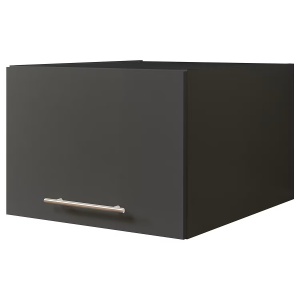 Laundreezy dulap superior baie 50x38x68 cm, 1 usa, PAL foliat antracit, compartiment 46x34x64 cm - Verificat A · Re-Bloom