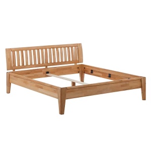 LayaWOOD cadru pat 180x200 cm, lemn masiv fag uleiat, inaltime 92 cm, natur - Verificat A · Re-Bloom - Img 4