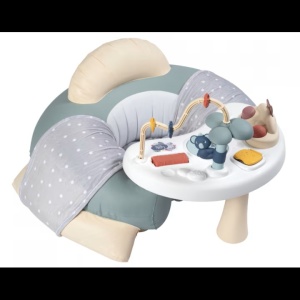 Little Smoby Cosy Seat centru de activitati gonflabil 66x70x41.8 cm, masuta detasabila, oglinzi rotite butoane, 0 luni+, multicolor - Verificat A · Re-Bloom