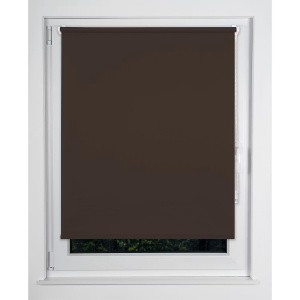 MyDeco jaluzea opaca 100x160 cm, 100% poliester, fixare cu clema, maro - Verificat A · Re-Bloom - Img 3
