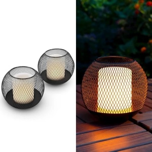 Navaris set 2 lampi solare LED exterior, senzor automat, 15x12.5cm, Negru - Verificat A · Re-Bloom - Img 4