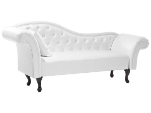 Produs Resigilat Canapea stanga Re-Bloom Lattes, piele ecologica/lemn, 188x59x87 cm, arcuri sinuoase, spuma, 180 kg, alb/negru - Verificat A - Img 6