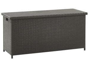 Produs Resigilat Cutie de depozitare Re-Bloom Modena 126x46x63 cm, 290L, ratan sintetic PE, cadru otel electrostatic, rezistenta UV, maro - Verificat A - Img 2