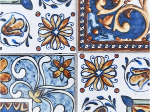Produs Resigilat Masa bistro Re-Bloom Civita, fier/ceramica, 60x60x75 cm, 2 persoane, multicolor - Verificat A - Img 5