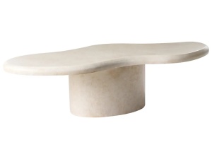 Produs Resigilat Masuta de cafea Re-Bloom Conza, oxid de magneziu, 120x57x34 cm, 150 kg, 20 kg, bej - Verificat A