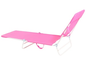 Produs Resigilat Sezlong extensibil Re-Bloom Kastoria, plasa/PVC/otel, 52x185x20-80 cm, 120 kg, fuchsia - Verificat A - Img 4