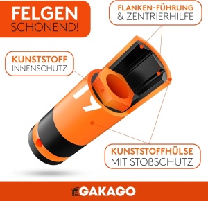 Set 3 Chei Tubulare cu Protectie Gakago, 17mm /19mm /21mm - Pentru Schimbarea Rotilor Fara Zgarieturi - Img 2