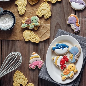 Set de 24 forme pentru biscuiti Fdoeeies, otel inoxidabil, argintiu - Img 2