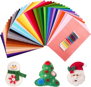 Set de 41 foi textile Soledi, pasla, multicolor, 20 x 30 cm - Img 1