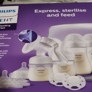 Set pentru alaptare Philips Avent SCD430/50 cu pompa de san manuala, Resigilat, Grad A - Img 2