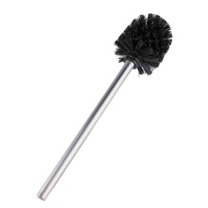 Slussen set 3 perii WC 8x35 cm, maner inox, cap plastic, negru/argintiu - Verificat A · Re-Bloom - Img 2