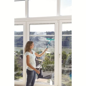 Stergator geam Leifheit Plus 3 in 1 cu maner telescopic Active, Resigilat, Grad A - Img 3