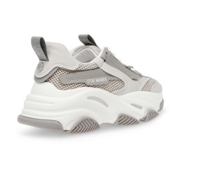 Steve Madden, Pantofi sport cu insertii de plasa Possession-E, Gri, 37, Resigilat, Grad A - Img 4