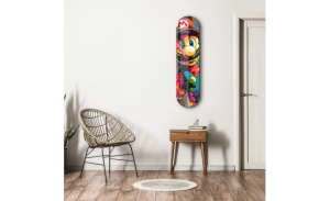 Tablou decorativ Re-Bloom, model Mario, sticla temperata, multicolor, 20 x 80 cm - Img 4