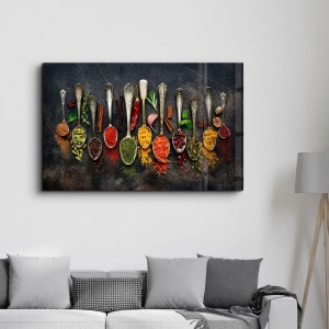 Tablou decorativ Re-Bloom, sticla temperata, multicolor, 46 x 72 cm - Img 3