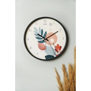 Wallxpert ceas de perete decorativ, sticla 100% grosime 1.8mm + plastic 1.5mm, 30x30 cm, multicolor - Verificat A · Re-Bloom