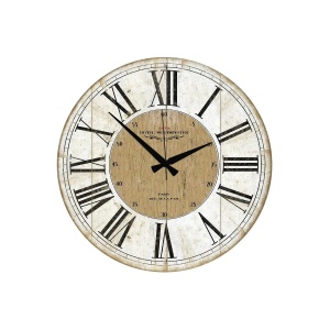 Wallxpert ceas decorativ de perete, MDF 100% grosime 5mm, 50x50 cm, multicolor - Verificat A · Re-Bloom