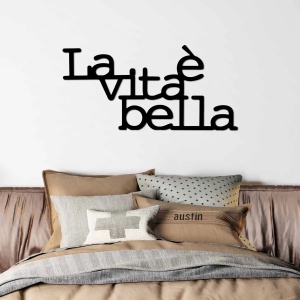 Wallxpert decor de perete metal, 60x30 cm, grosime 1.5mm, 0.411 kg, negru - Verificat A · Re-Bloom - Img 2