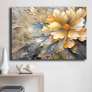 Wallxpert tablou decorativ canvas, 70x100 cm, panza 100% grosime 2.8mm, cadru lemn pin 100%, multicolor - Verificat A · Re-Bloom - Img 3