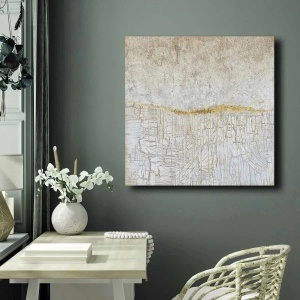 Wallxpert tablou decorativ canvas 70x70 cm, panza 100% grosime 2.8mm, rama lemn pin 100%, multicolor - Verificat A · Re-Bloom - Img 2