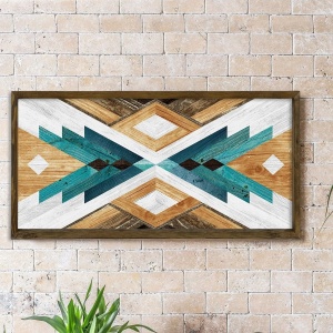 Wallxpert tablou decorativ inramat, 120x60 cm, MDF 3mm, imprimare UV, cadru lemn pin 100% grosime 3.5cm, format panoramic, multicolor - Verificat A · Re-Bloom - Img 2
