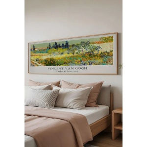 Wallxpert tablou decorativ inramat, 50x120 cm, MDF 2.7mm, cadru lemn masiv 2 cm, imprimare digitala, format panoramic, multicolor - Verificat A · Re-Bloom - Img 2