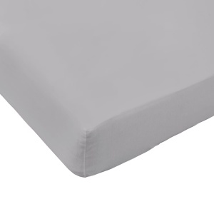 Cearsaf cu elastic 140-160x200-220 cm, bumbac/elastan, lavabil 60°C, gri - Verificat A · Re-Bloom - Img 3