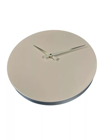 Ceas de perete decorativ 35x35 cm, metal, cappuccino - Verificat A · Re-Bloom