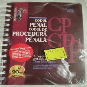 Codul penal si codul de procedura penala septembrie 2024 (editie spiralata), Lupascu Dan, Resigilat, Grad A - Img 2
