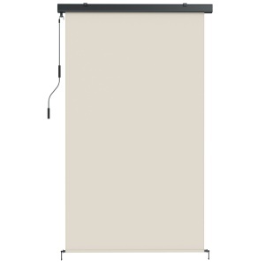 Copertina retractabila cu manivela, carcasa aluminiu, anti-UV, 250x160cm, Alb Crem/Gri inchis - Verificat A · Re-Bloom