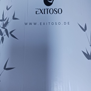 Cos de gunoi cu pedala Exitoso, Gri, Capac din lemn de bambus, Soft Close, 3l, Resigilat, Grad A - Img 4