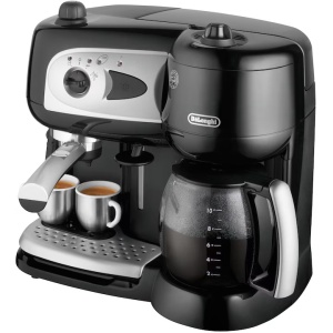 De'Longhi BCO 261B.1 espressor manual si cafetiera 2in1, 1750W, 15 bar, 10 cesti, sistem cappuccino, rezervoare detasabile, negru - Verificat A · Re-Bloom