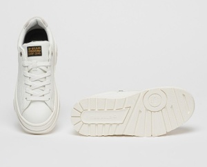 G-STAR, Pantofi sport flatform din piele ecologica cu garnitura din piele intoarsa Lhana, Alb, 36, Resigilat, Grad A - Img 4