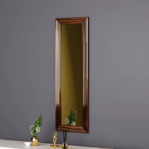 Hanah Home oglinda perete 30x90x2.2 cm, rama MDF 100%, acoperire ecologica Flotal-E, bronz - Verificat A · Re-Bloom - Img 5