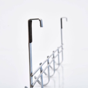 Hannut cuier usa 6 carlige 51x21x7 cm, metal, argintiu - Verificat A · Re-Bloom - Img 3