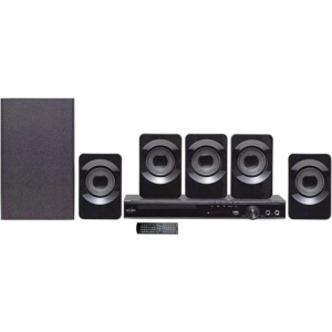 Inovalley sistem home cinema 5.1, DVD player integrat, Bluetooth, 6 boxe surround, negru - Verificat A · Re-Bloom - Img 3
