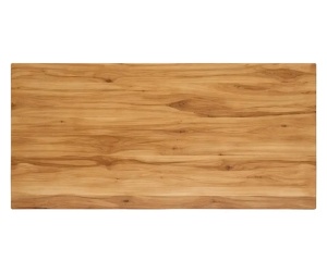 Kiwari Daro masuta de cafea MDF/metal, 120x60x45 cm, blat MDF finisaj stejar natural, cadru metal negru, design industrial, stejar/negru - Verificat A · Re-Bloom - Img 3