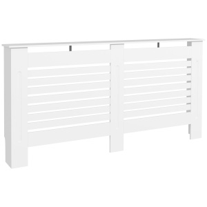 Masca pentru calorifer Re-Bloom, MDF, alb, 152 x 19 x 81 cm, Resigilat, Grad A