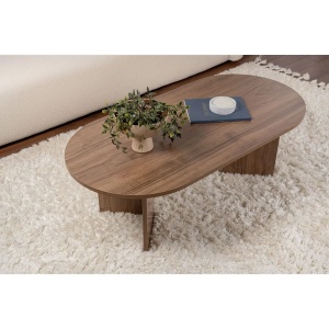Modern Touch masa de cafea living 119x60x40 cm, maro - Verificat A · Re-Bloom - Img 4