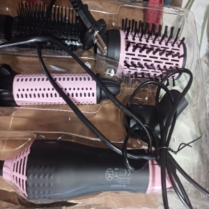 Navaris perie cu aer cald 700W, 4 capete, invelis ceramic, aer rece, Negru/Roz - Verificat A · Re-Bloom - Img 7