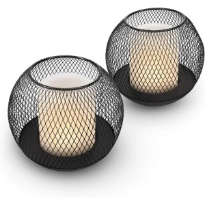 Navaris set 2 lampi solare LED exterior, senzor automat, 15x12.5cm, Negru - Verificat A · Re-Bloom
